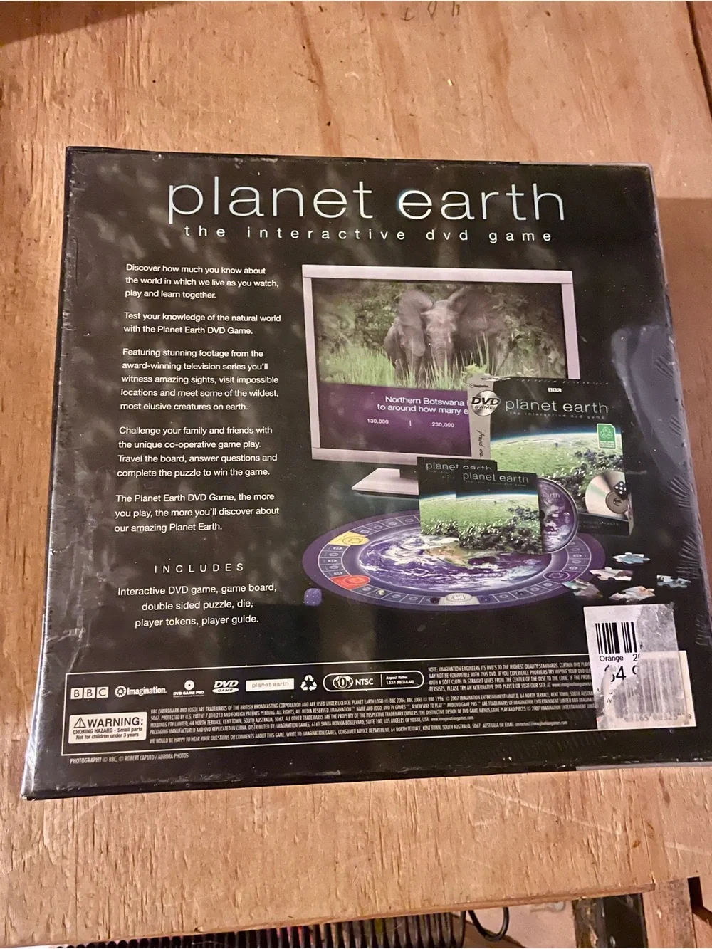 Planet Earth Interactive DVD video game